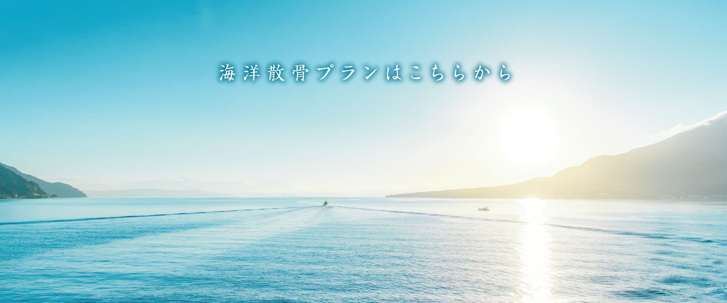 海洋散骨プラン