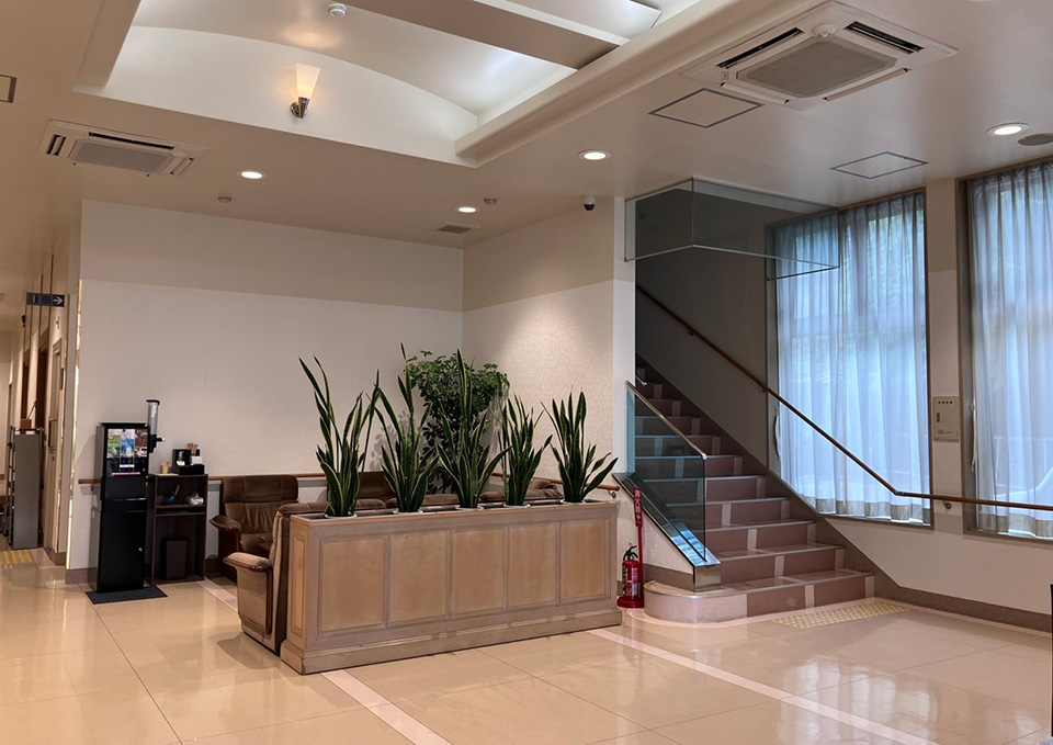 仙台市のご葬儀の斎場 花さいだん台原のロビー