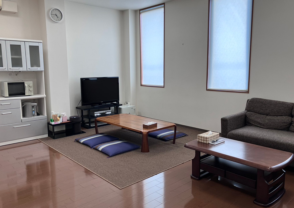 仙台市のご葬儀の斎場 花さいだん桜ヶ丘の休憩室