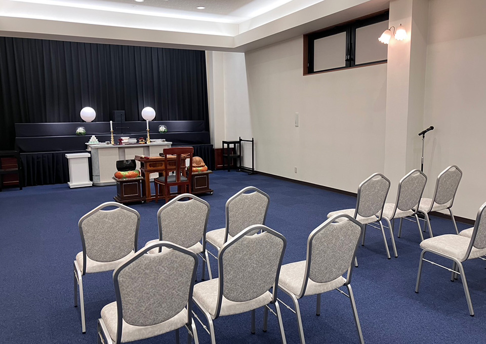 仙台市のご葬儀の斎場 花さいだん桜ヶ丘の葬儀風景