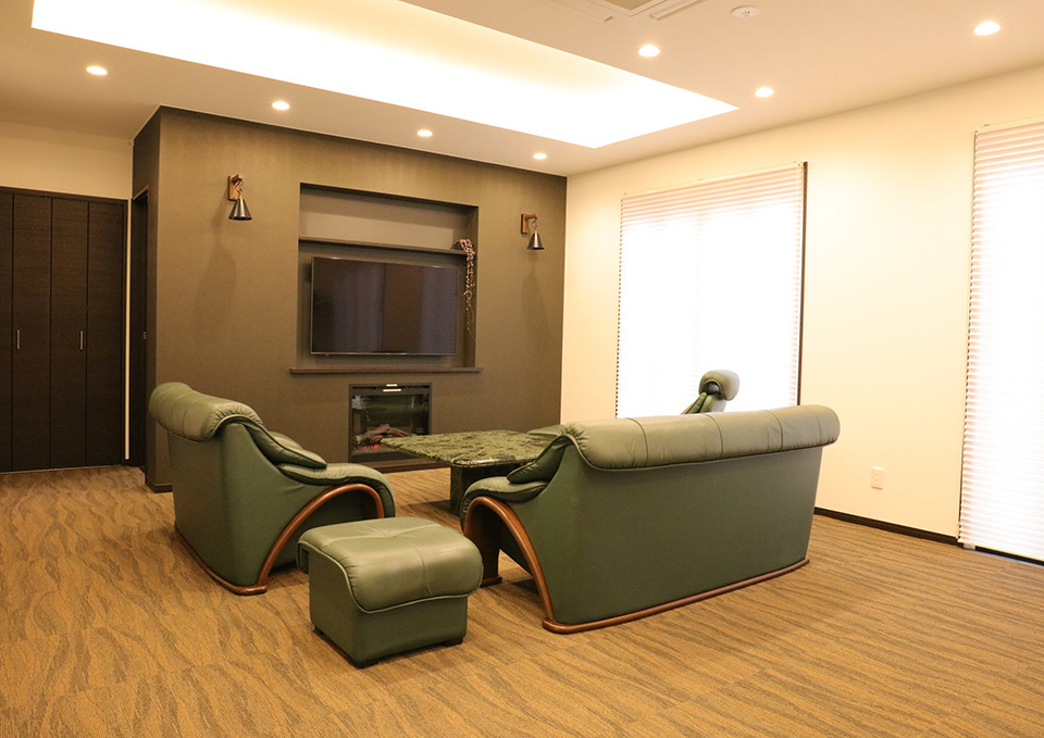 仙台市のご葬儀の斎場 花さいだん川平の親族控室