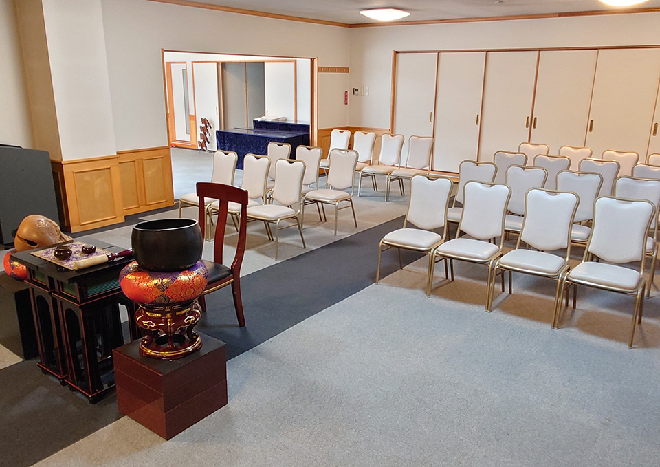仙台市のご葬儀の斎場 花さいだん北中山の葬儀風景
