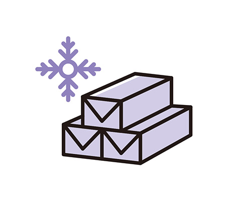 仙台市の花さいだんが提供するドライアイスのイラスト