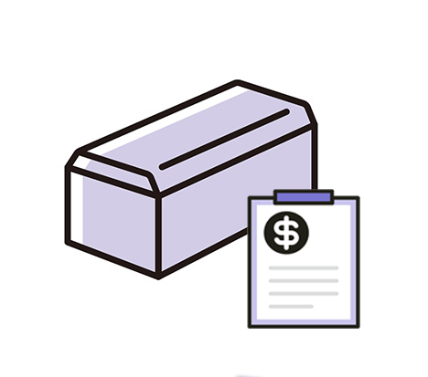 仙台市の花さいだんの納棺費用を示すイラスト