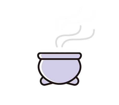 仙台市の花さいだんが提供する焼香用具一式のイラスト