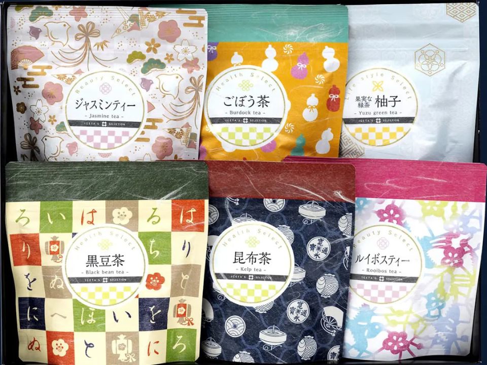 仙台市の花さいだんが提供している返礼品のお茶セットの写真