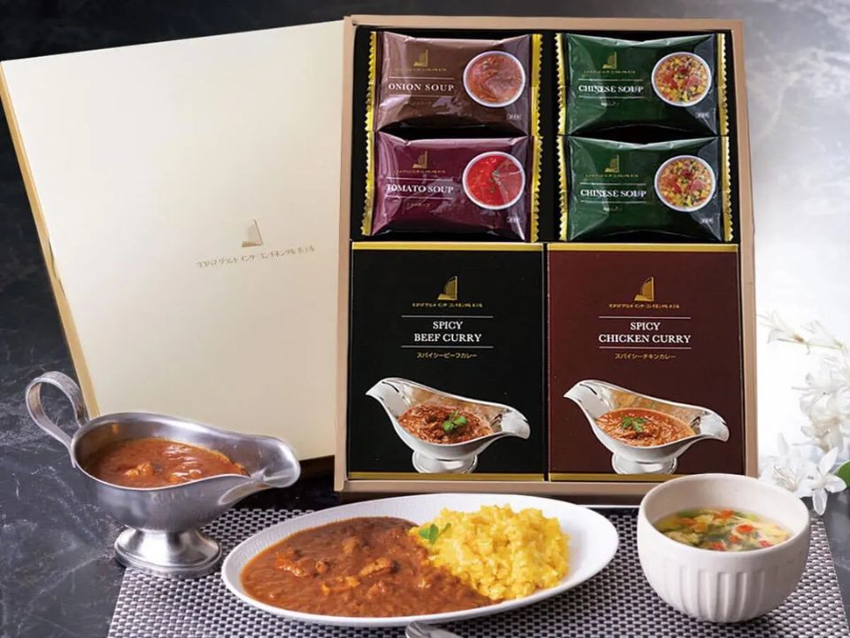 仙台市の花さいだんが提供しているカレーとスープの返礼品セットの画像