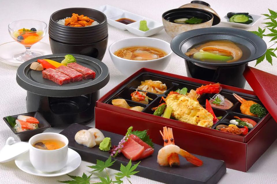 仙台市の花さいだんがお通夜で提供している和風料理の画像