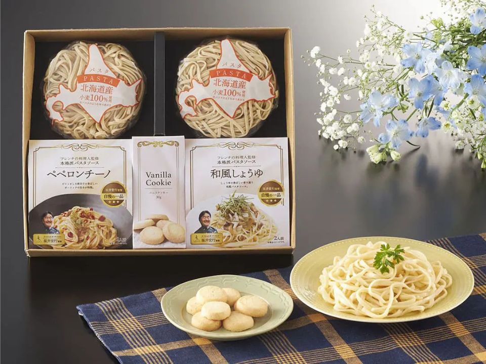 仙台市の花さいだんが提供している返礼品のパスタセットの画像