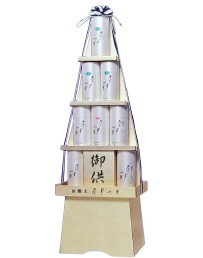 仙台市の花さいだんが提供しているお線香とローソクセットの写真